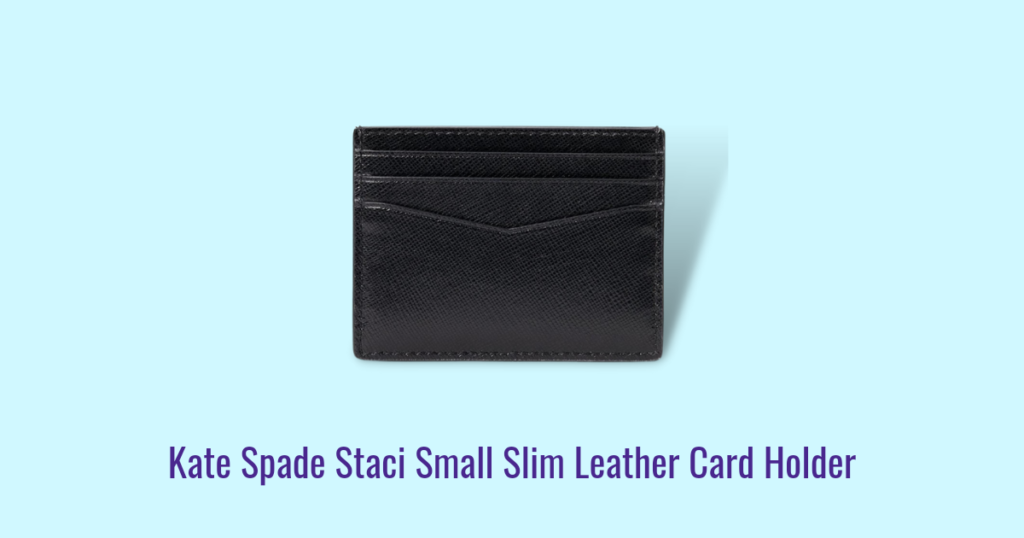 kate spade staci small slim leather card holder