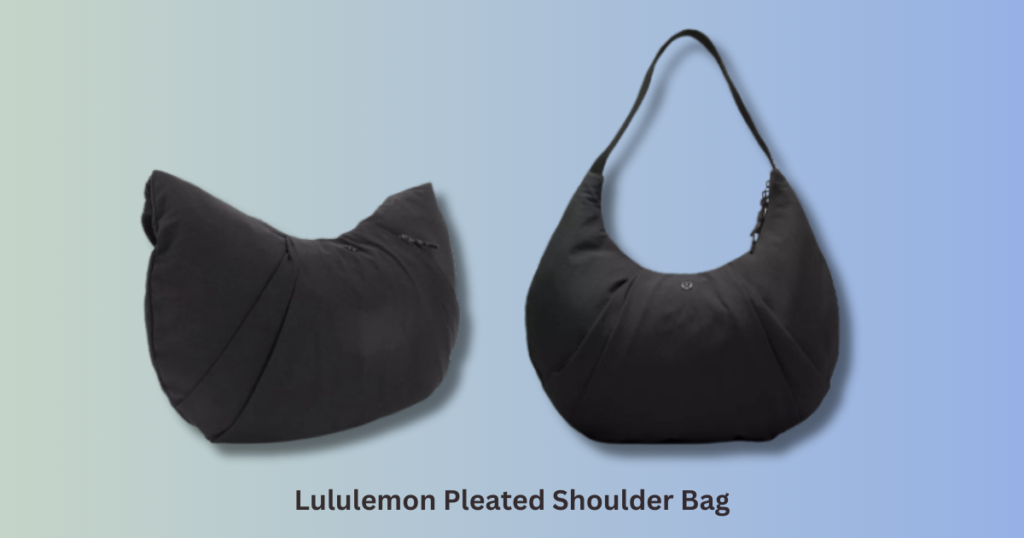 Lululemon pleated shoulder bag