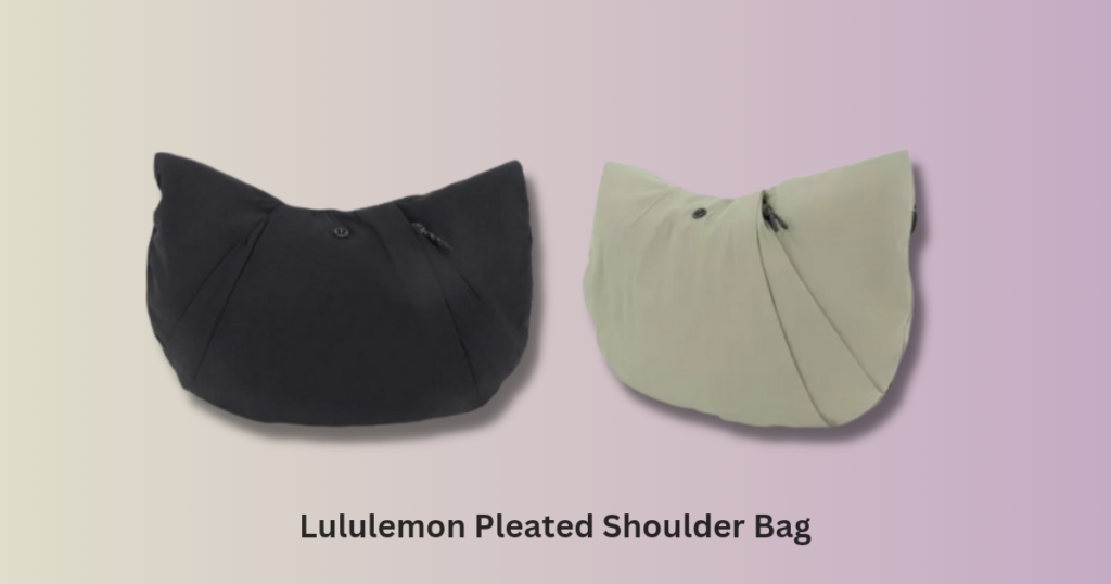 Lululemon pleated bag